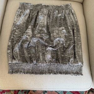 Anthropologie silver top soft